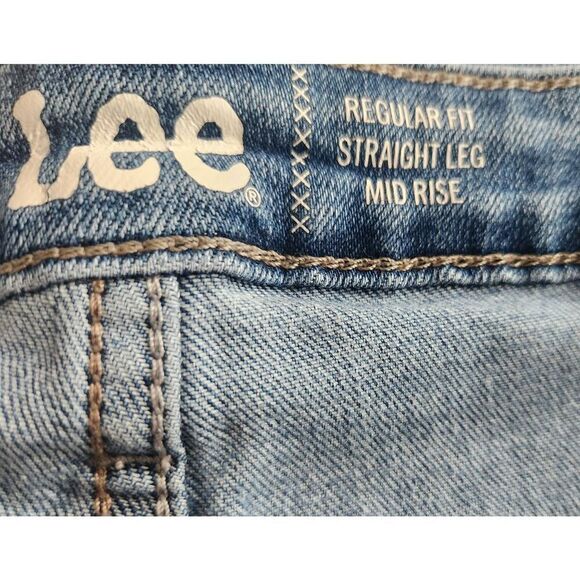 32  LEE regular fit midrise straight leg jeans - Picture 3 of 7